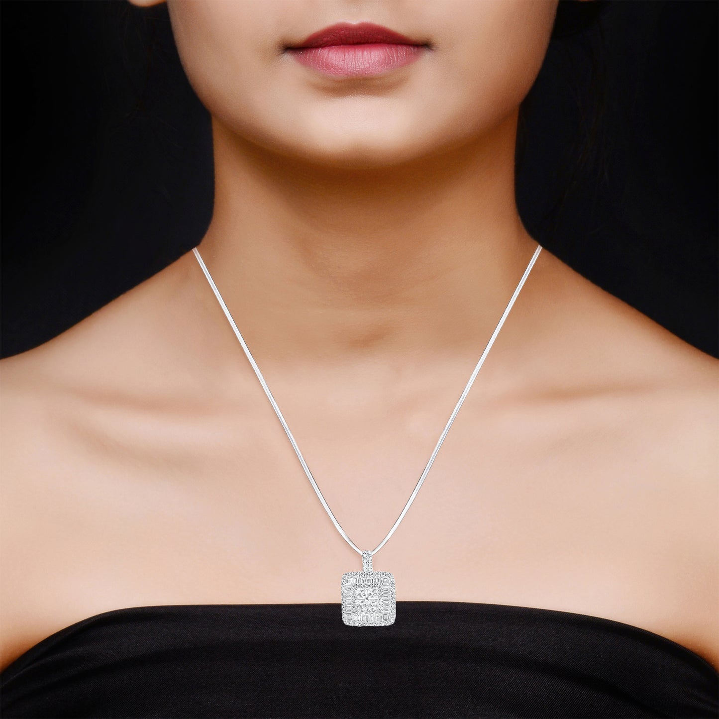 925 Silver Pendant Set with Chain