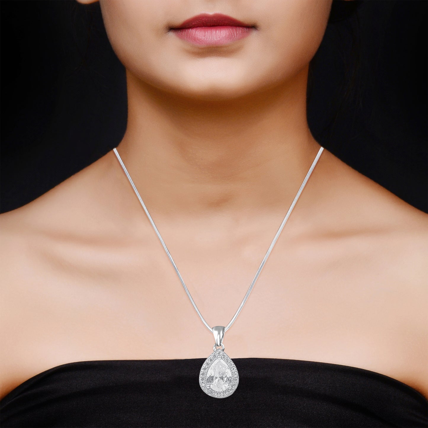 925 Silver Pendant Set with Chain