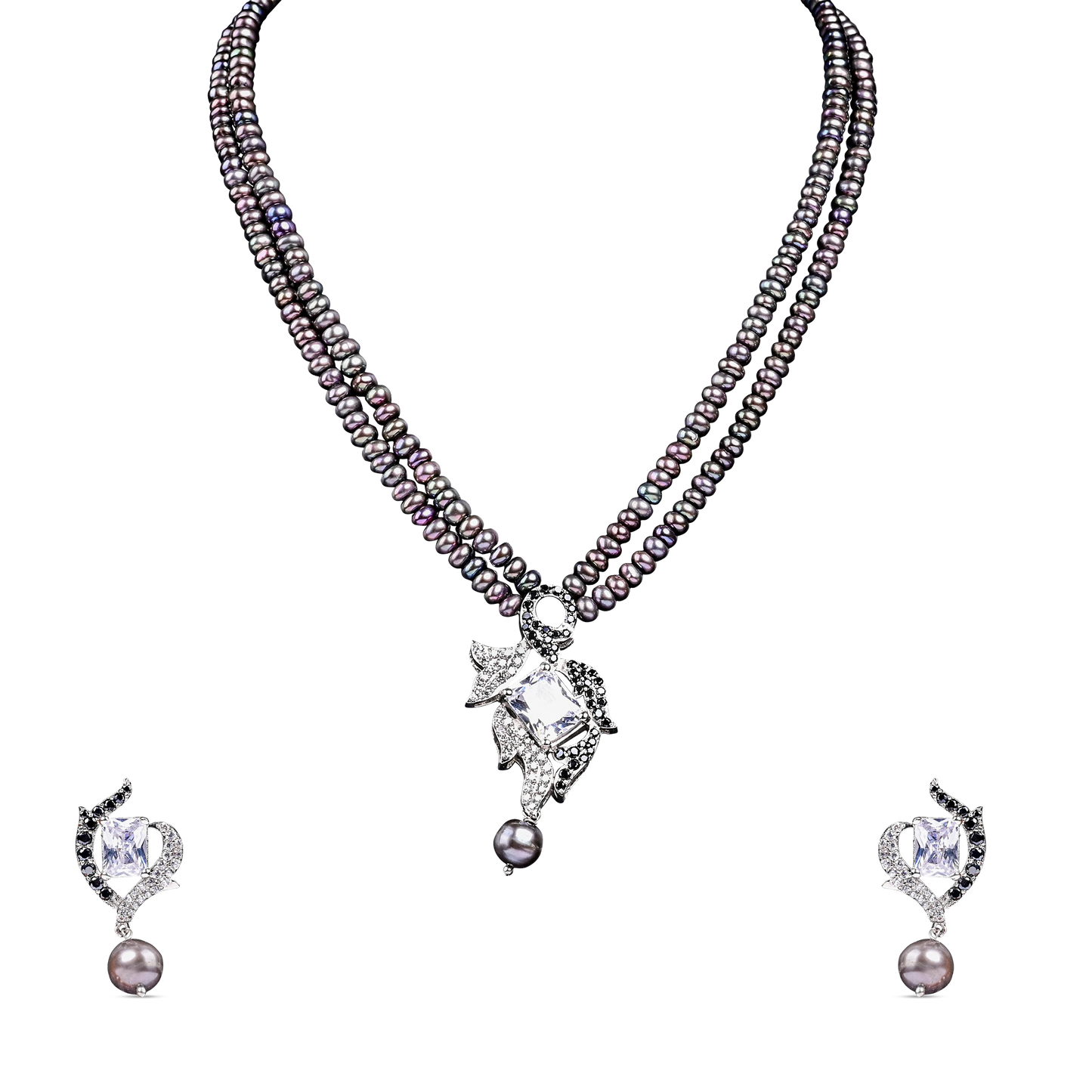Freshwater Black Pearl Set