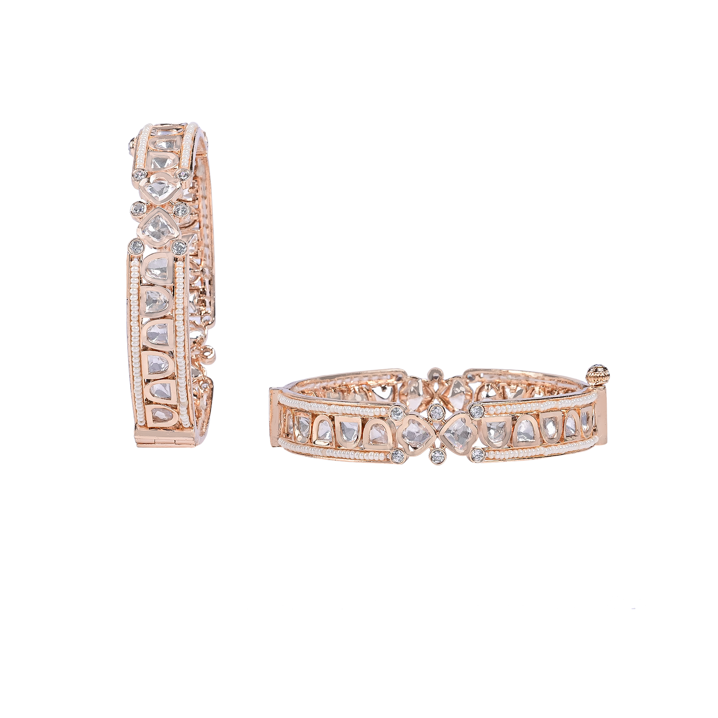 Moissanite Stone Setting Bangles
