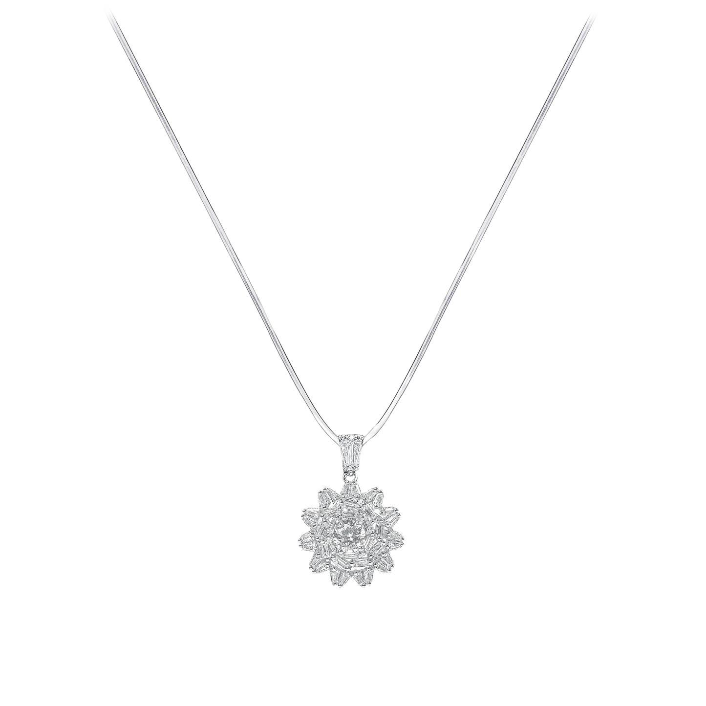 925 Silver Pendant Set with Chain