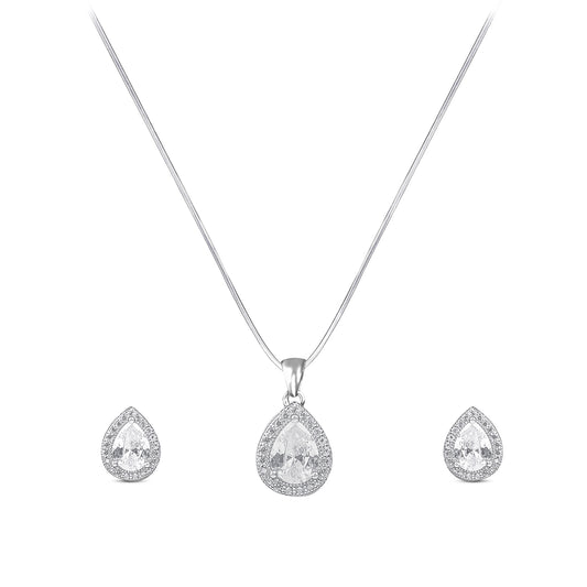 925 Silver Pendant Set with Chain