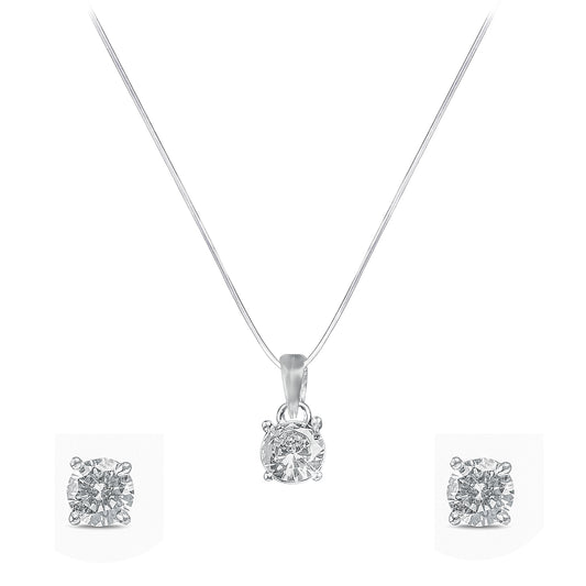 925 Silver Pendant Set with Chain