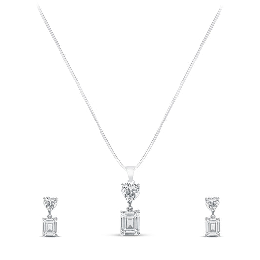 925 Silver Pendant Set with Chain