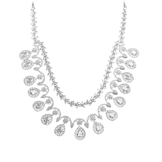 A.D. Set with Zircon Stone Setting