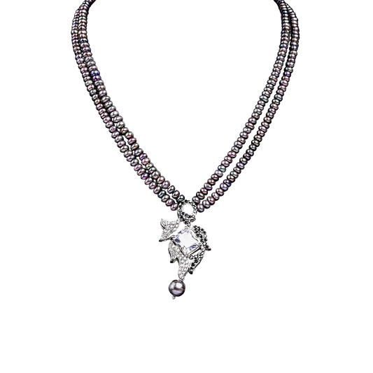 Freshwater Black Pearl Set