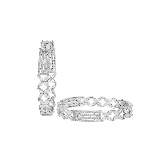 A.D. Setting Bangles Zircon Stones