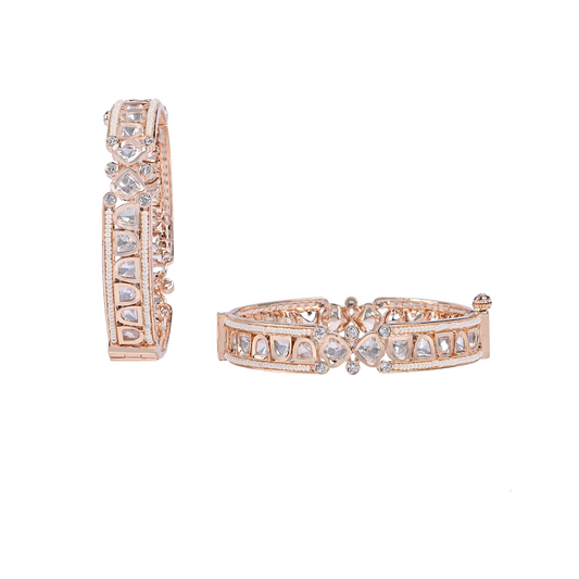 Moissanite Stone Setting Bangles