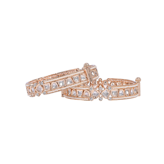 Moissanite Stone Setting Bangles