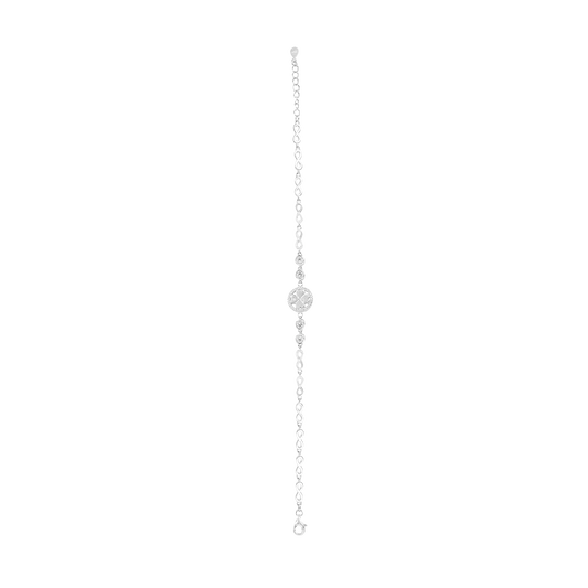 925 Silver Bracelet with Zircon Stone