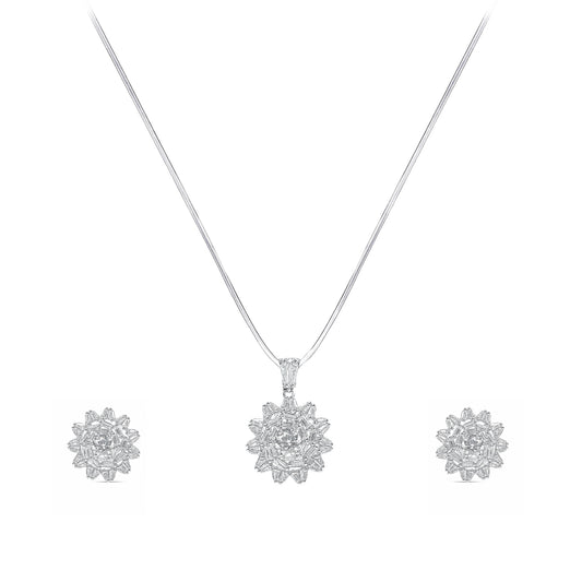 925 Silver Pendant Set with Chain